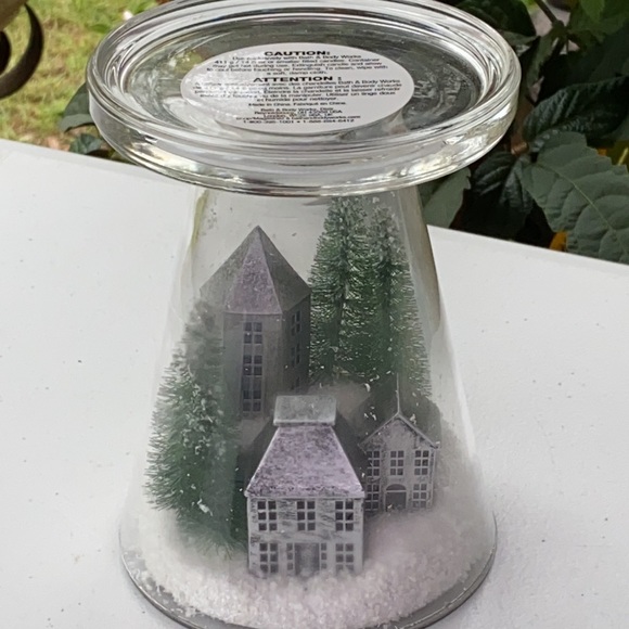 Bath & Body Works Accents Bath Body Works Snowglobe Style Candle Holder Poshmark